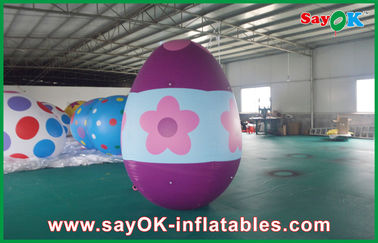 Décoration gonflable colorée de festival de Pâques d'oeufs de décoration avec l'oeuf de pâques gonflable d'impression à vendre