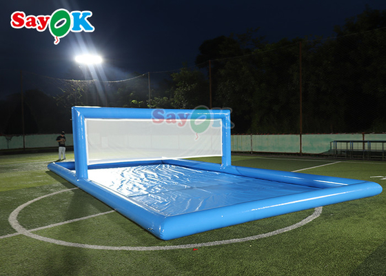 Jeux de parc aquatique Grand bassin gonflable Volley-ball Champ gonflable Cour de tennis aquatique Pour les jeux sportifs