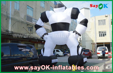 La publicité des personnages de dessin animé gonflables, costume gonflable de robot