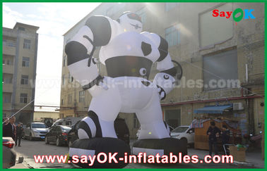 La publicité des personnages de dessin animé gonflables, costume gonflable de robot