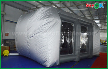 Cabine de jet gonflable de travail de la tente EN71 de tente gonflable gonflable d'air pour la peinture au pistolet de voiture