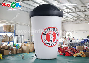 produits de 3.6m/tasse café gonflables faits sur commande d'explosion pour la publicité