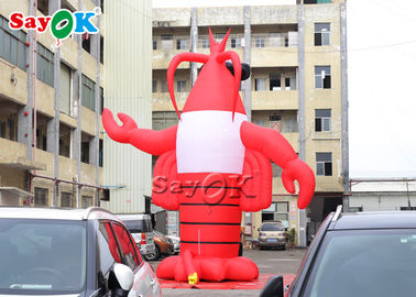 Ballons publicitaires gonflables Les animaux de mer Les chenilles 7M Le homard gonflable