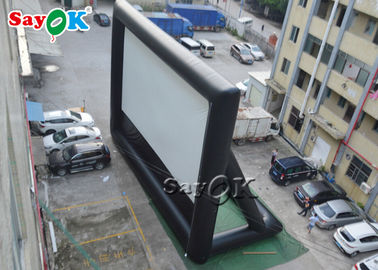 Cinéma gonflable de projecteur de cinéma d'école noire et blanche gonflable d'écran
