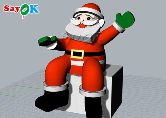 Noël gonflable de décorations de vacances de 2m reposant Santa