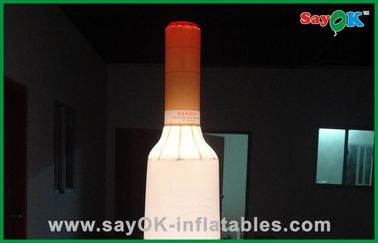 Décoration gonflable d'éclairage de bouteille de vin