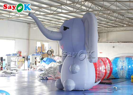 Éléphant gonflable Événement de parade d'éléphant personnages de dessins animés gonflables Éléphant avec souffleur