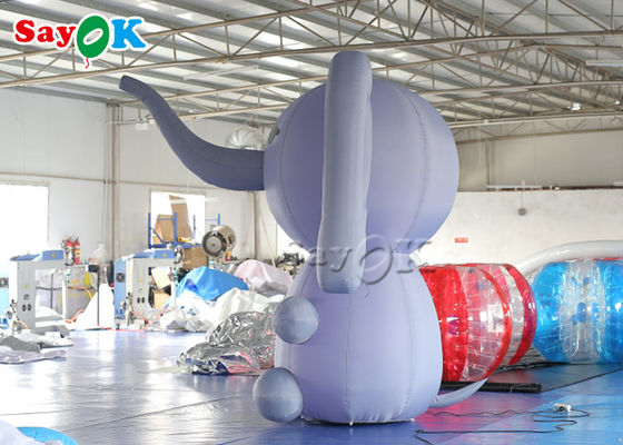 Éléphant gonflable Événement de parade d'éléphant personnages de dessins animés gonflables Éléphant avec souffleur