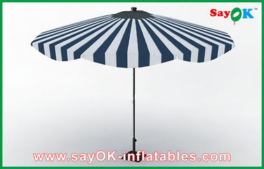 La petite tente d'auvent a adapté le parapluie aux besoins du client protecteur de Sun de poignée de plage de Sun de cadre en aluminium en bois de parapluie