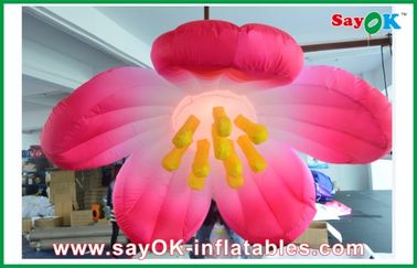 éclairage gonflable accrochant rose LED de fleur gonflable de 1.5m pour la partie
