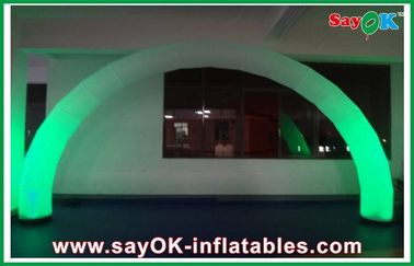décoration de allumage menée gonflable de 3m, voûte d'entrée d'éclairage des événements LED